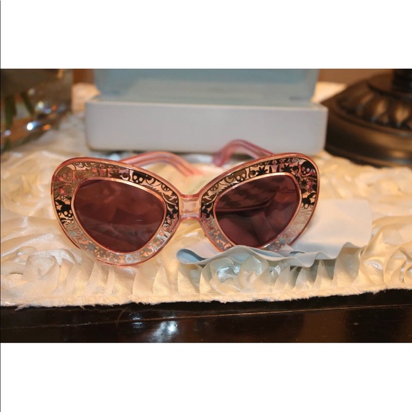 Karen Walker Pink Metallic Silver Sunglasses main image 7